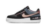 Nike AIR FORCE 1 SHADOW BLACK METALLIC