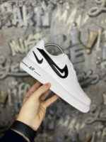 Air Force 1 Low ’07 Fm Cut Out Swoosh White Black – תמונה 3