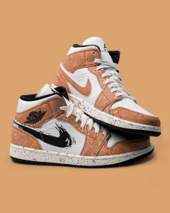 Air Jordan 1 Mid Se Brushstroke – תמונה 2