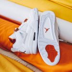 AIR JORDAN 4 Retro METALLIC PACK ORANGE – תמונה 2