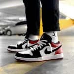 AIR JORDAN 1 Low BLACK TOE – תמונה 5