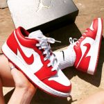 Air Jordan 1 Low Gym Red White – תמונה 2