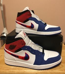 ⁦Air Jordan 1 Mid Multicolor Swoosh⁩ – תמונה ⁦2⁩