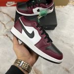 Air Jordan 1 Low Se Dark Beetroot Black Roma Green – תמונה 4