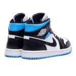⁦Nike Air Jordan 1 Mid Royal Black And Blue⁩ – תמונה ⁦3⁩