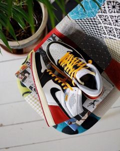 AIR JORDAN 1 Retro High Union Los Angeles Black Toe