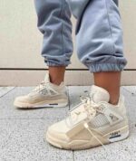 ⁦NIKE AIR JORDAN 4 Off-White⁩ – תמונה ⁦3⁩