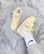 ⁦NIKE AIR JORDAN 4 Off-White⁩ – תמונה ⁦4⁩