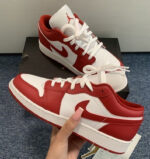 AIR JORDAN 1 Low GYM RED WHITE – תמונה 5