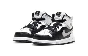 Air Jordan 1 Mid Kids White Shadow – תמונה 2