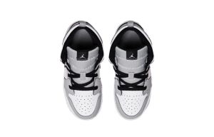 Air Jordan 1 Mid Kids Light Smoke Grey – תמונה 2