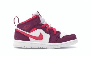 Air Jordan 1 Mid Kids True Berry Rush Pink – תמונה 2