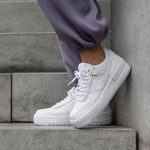 ⁦Nike AIR FORCE 1 SHADOW TRIPLE WHITE⁩ – תמונה ⁦6⁩