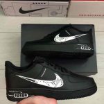 Nike AIR FORCE 1 SKETCH BLACK – תמונה 3