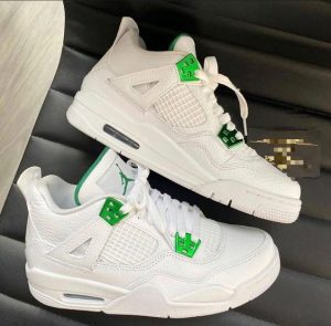 AIR JORDAN 4 Retro METALLIC GREEN – תמונה 2