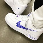Nike Air Force 1 Low Sketch Blue Swoosh – תמונה 2