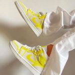 ⁦Air Jordan 1 Mid Lx Opti Yellow⁩ – תמונה ⁦2⁩
