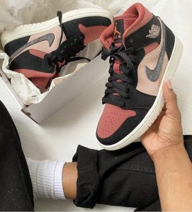 ⁦Air Jordan 1 Mid Se Canyon⁩ – תמונה ⁦2⁩