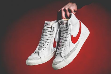 NIKE Blazer MID 77 HABANERO RED