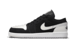 Air Jordan 1 Low Black White Diamond
