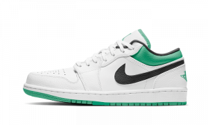 Air Jordan 1 Low White Lucky Green Black