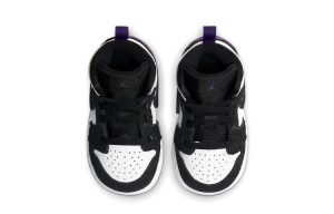 Air Jordan 1 Mid Kids Varsity Purple – תמונה 3