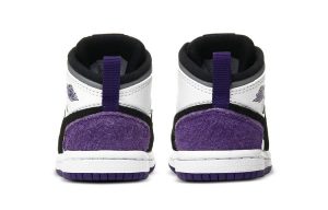 Air Jordan 1 Mid Kids Varsity Purple – תמונה 4