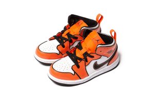 ⁦Air Jordan 1 Mid Kids Turf Orange⁩ – תמונה ⁦2⁩