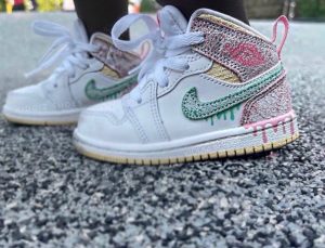 Air Jordan 1 Mid Kids Ice Cream – תמונה 5