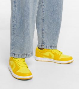 ⁦Air Jordan 1 Low Yellow Strike⁩ – תמונה ⁦5⁩