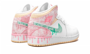AIR JORDAN 1 Mid PAINT DRIP – תמונה 3