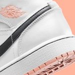 AIR JORDAN 1 Mid WHITE ARCTIC ORANGE – תמונה 2