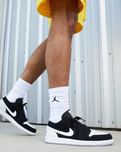 Air Jordan 1 Low Black White Diamond – תמונה 3