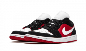 Air Jordan 1 Low Black White Gym Red – תמונה 2