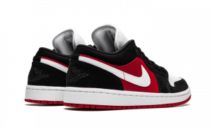 Air Jordan 1 Low Black White Gym Red – תמונה 3