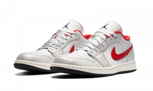 Air Jordan 1 Low Brushstroke Swoosh Black – תמונה 2