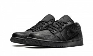 AIR JORDAN 1 Low TRIPLE BLACK – תמונה 3