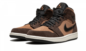 Air Jordan 1 Mid Earthy Brown – תמונה 2