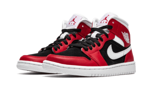 AIR JORDAN 1 Mid GYM RED BLACK – תמונה 3