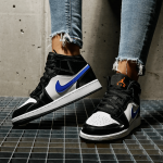 ⁦AIR JORDAN 1 Mid BLACK RACER BLUE WHITE⁩ – תמונה ⁦2⁩