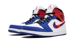 ⁦Air Jordan 1 Mid Multicolor Swoosh⁩ – תמונה ⁦3⁩