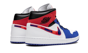 ⁦Air Jordan 1 Mid Multicolor Swoosh⁩ – תמונה ⁦4⁩