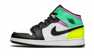 AIR JORDAN 1 Mid PASTEL BLACK TOE
