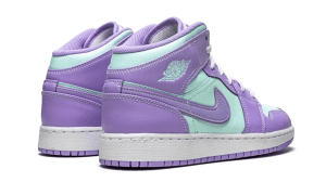 ⁦AIR JORDAN 1 Mid PURPLE AQUA⁩ – תמונה ⁦4⁩