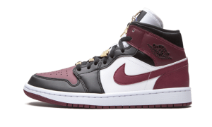 AIR JORDAN 1 MID Se BLACK DARK BEETROOT
