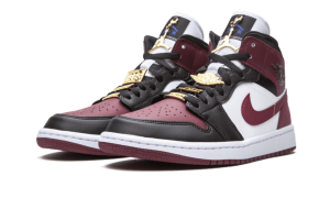 AIR JORDAN 1 MID Se BLACK DARK BEETROOT – תמונה 3