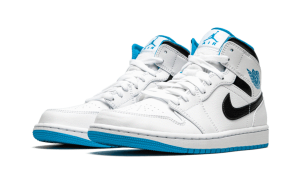 ⁦AIR JORDAN 1 Mid LASER BLUE⁩ – תמונה ⁦3⁩