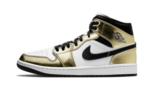 AIR JORDAN 1 Mid WHITE METALLIC GOLD