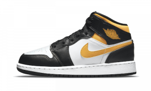 AIR JORDAN 1 Mid WHITE POLLEN BLACK