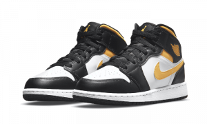 ⁦AIR JORDAN 1 Mid WHITE POLLEN BLACK⁩ – תמונה ⁦3⁩